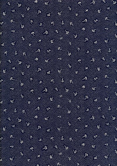 Fabric Freedom - Flowers Scattered Petals FF2587 Navy