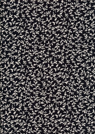 Fabric Freedom - Flowers Vines FF6007 Black