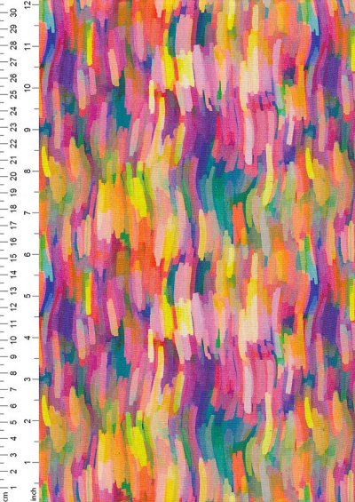 Fabric Freedom - Marker Waves FF2267-10 Pink