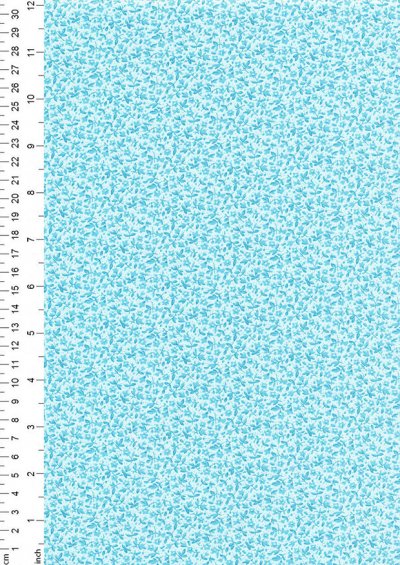 Fabric Freedom - Floral Delight Blue 353-1