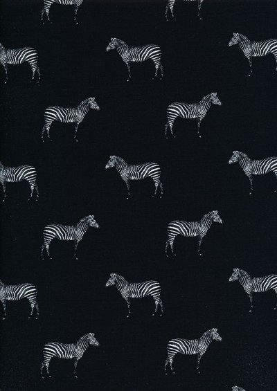 Fabric Freedom - Novelty Zebra Black