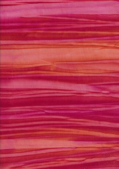 Fabric Freedom Strip Dye Bali Batik - BK 422/C Pink
