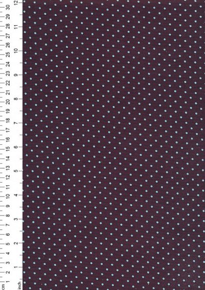Fabric Freedom - Polka Dot NV-6390 Brown/Blue