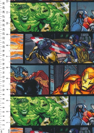 Marvel - Thor, Captain America, The Hulk & Iron Man Comic Strip
