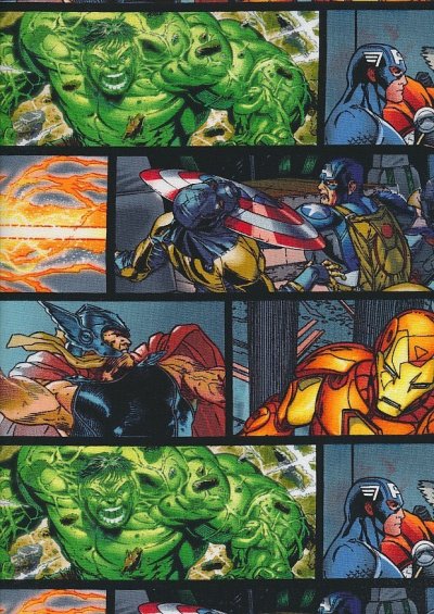 Marvel - Thor, Captain America, The Hulk & Iron Man Comic Strip