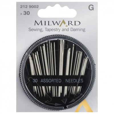 Hand Sewing Needles: Sewing, Tapestry & Darning: 30 Pieces