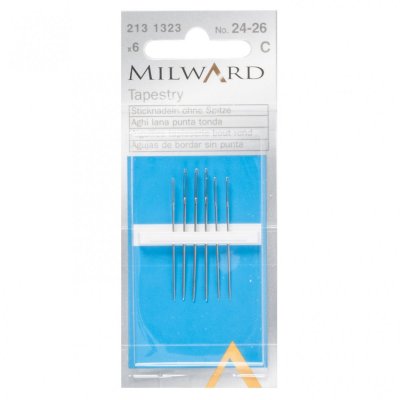 Hand Sewing Needles: Tapestry: Nos.24-26: 6 Pieces