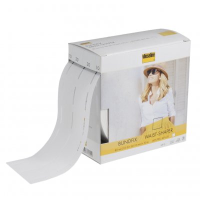 Vilene Waistshaper: Fuse and Fold: 1m x 3cm: White