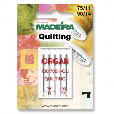 Sewing Machine Needles: Quilting: Sizes: 75/11, 90/14
