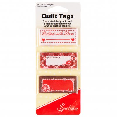 Quilt Tags: Quilted For