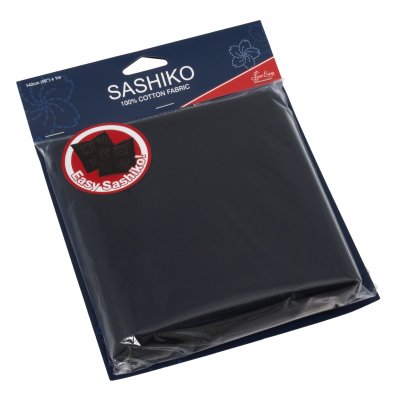 Sashiko: Cotton Fabric: 1m x 1.42m: Dark Navy