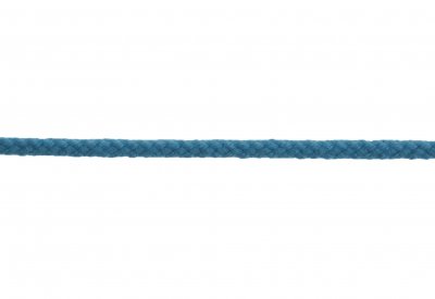 Braided Cord: Cotton Acylic: 1m x 4mm: Sky Blue
