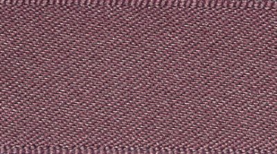 Double Faced Satin: 1m x 15mm: Grape