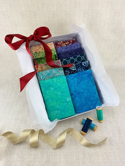 Gift Hamper - Batik Fat 1/4s, Threads & Display Box