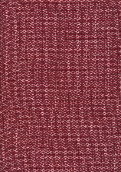 Sevenberry Japanese Linen Look Cotton - Star Red 68170