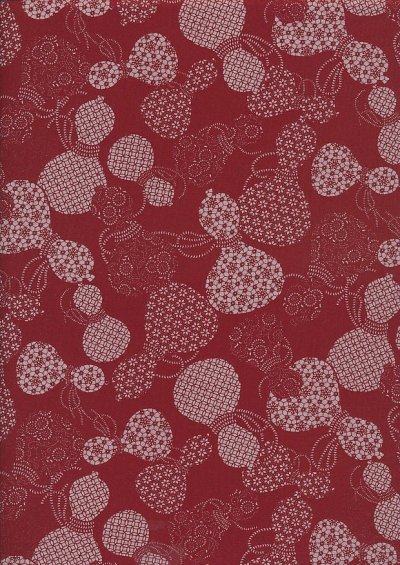 Sevenberry Japanese Fabric - Urns Red