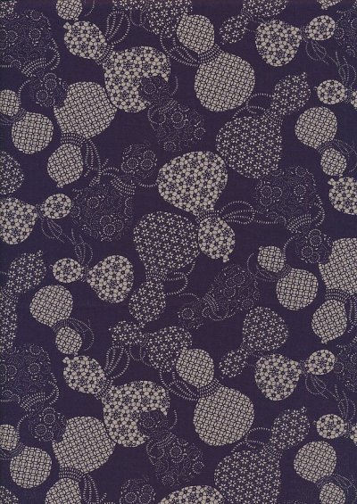 Sevenberry Japanese Fabric - Urns Purple