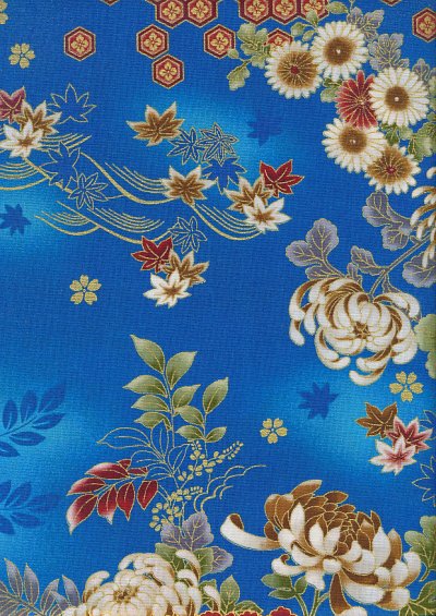 Japanese Kimono Print - Kujo 61840 Col 104