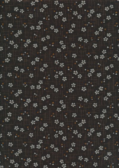 Sevenberry Japanese Fabric - Cherry Blossom Brown