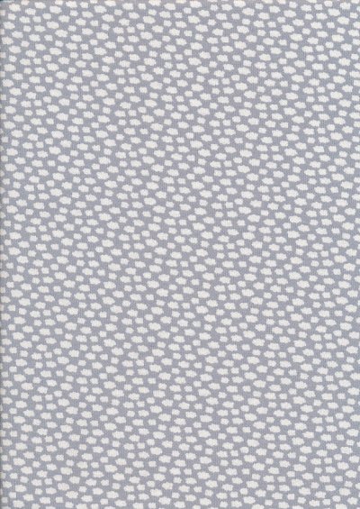 Cotton Jersey - Mini Clouds On Grey