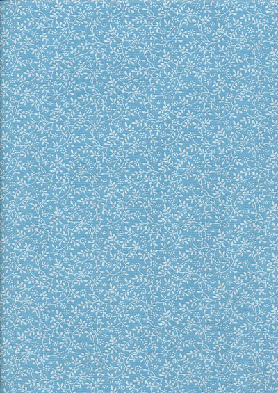 John Louden - Floral Vine JLK0104 Candy Blue