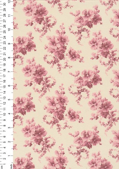 Kingfisher Fabrics - Hope Chest Florals 37923 Pink/Ivory