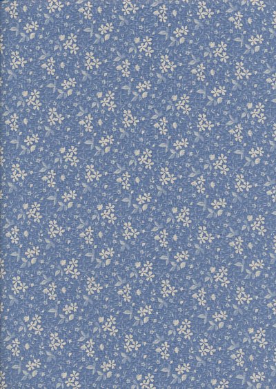 Kingfisher Fabrics - Hope Chest Florals 37928 Blue/Ivory