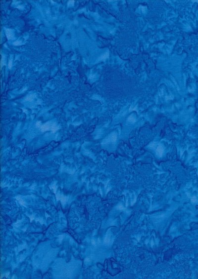 Lewis & Irene - Bali Batik Blue ABS 026 MEDIUM BLUE