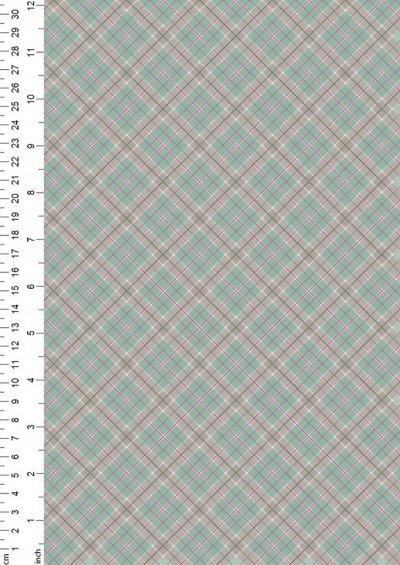 Lewis & Irene - Celtic Blessings A238.1 - Soft Green Check