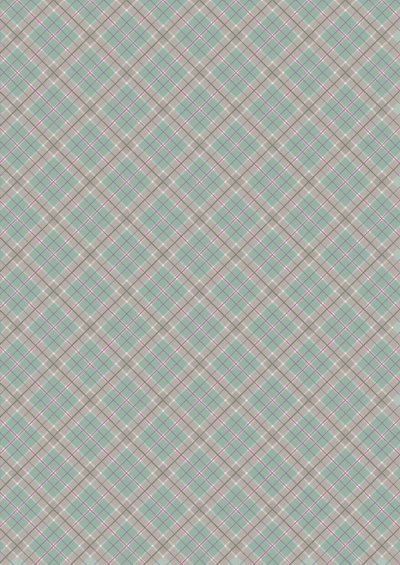Lewis & Irene - Celtic Blessings A238.1 - Soft Green Check
