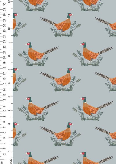 Lewis & Irene - Country Life Reloved A91.1 - Pheasants on grey