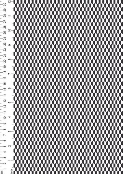 Lewis & Irene - Geometrix GX4.1 - Black & white half hex