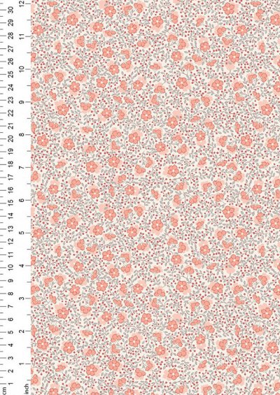 Lewis & Irene - Hannah's Flowers A617.1- Ditzy floral on cream