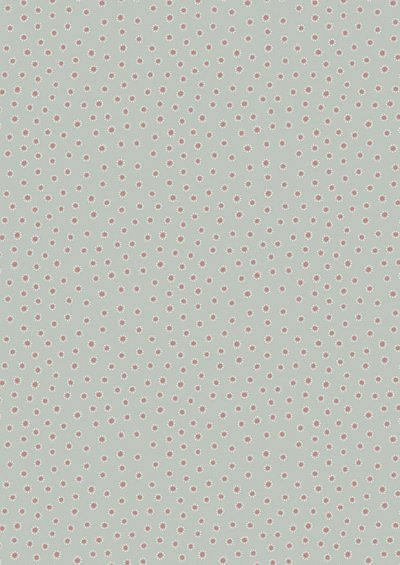 Lewis & Irene - Hannah's Flowers A615.2 - Dotty dots on grey