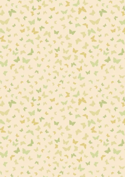Lewis & Irene - Sew Mindful A262.1 - Butterflies on mellow yellow
