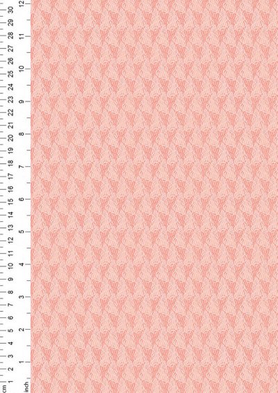 Lewis & Irene - Thalassophile A465.1 Shells on coral pink