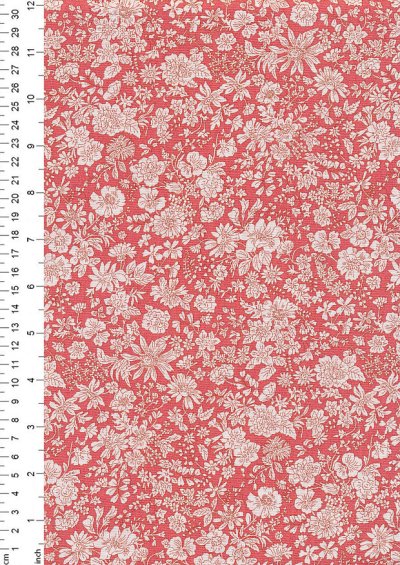 Liberty Fabrics - Emily Belle Jewel Tones Paprika 1666433A