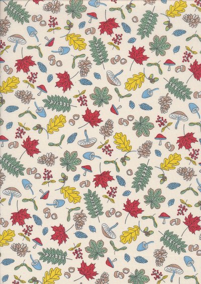 Liberty Fabrics - Woodland Walk Woodland Forage 16668121B