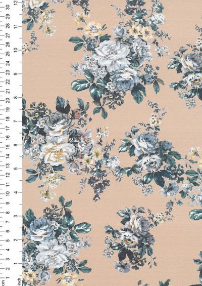 Lady McElroy Cotton Lawn - Camellia Blush Taupe-849