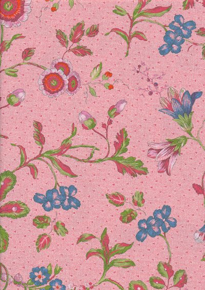 Lady McElroy Cotton Lawn - Mixed Floral Pink-BJ447