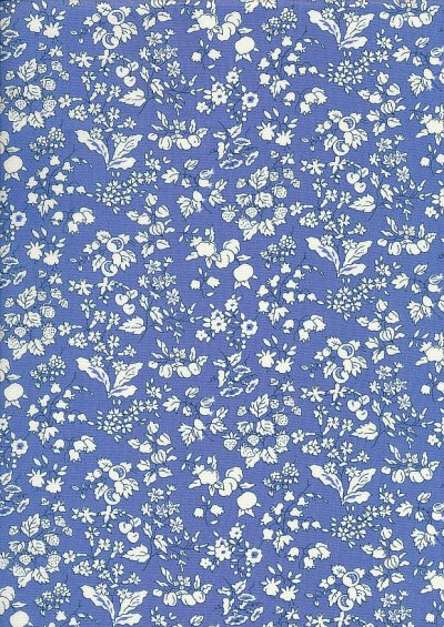 Liberty The Orchard Garden - Fruit Silhouette Blue 04775628/X