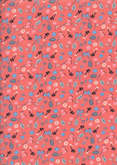 Knitting Catz - Floral Scatter Coral