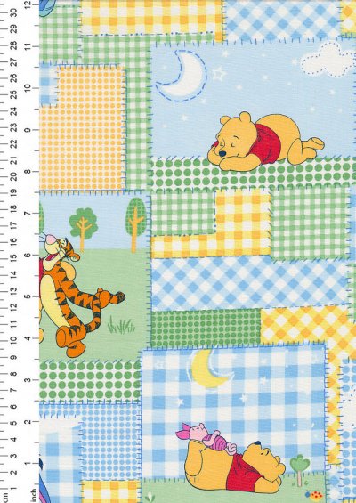 Winnie The Pooh Collection - Pooh , Tigger, Eeyore & Piglet Patchwork