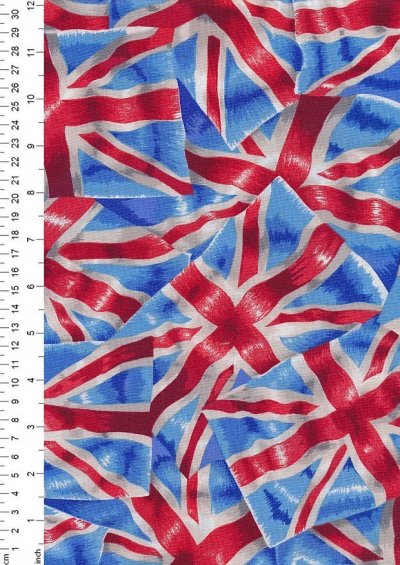 Novelty Fabric - Union Jacks