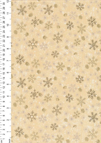 Paintbrush Studio - Season's Greetings Snowflakes Cream