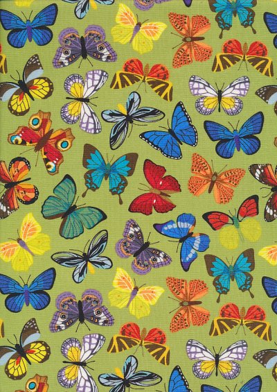 John Louden - Butterflies & Peacocks JLK0002 Green
