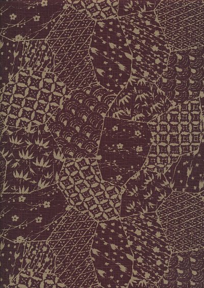 Sevenberry Japanese Fabric - TJ 61827 Patchwork Plum