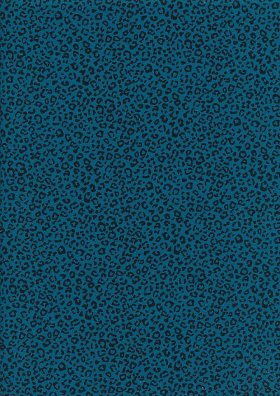 Rose & Hubble - Quality Cotton Print CP-0871 Teal Leopard Skin