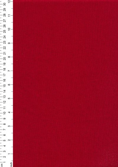Rose & Hubble - Rainbow Craft Cotton Plain Crimson 33