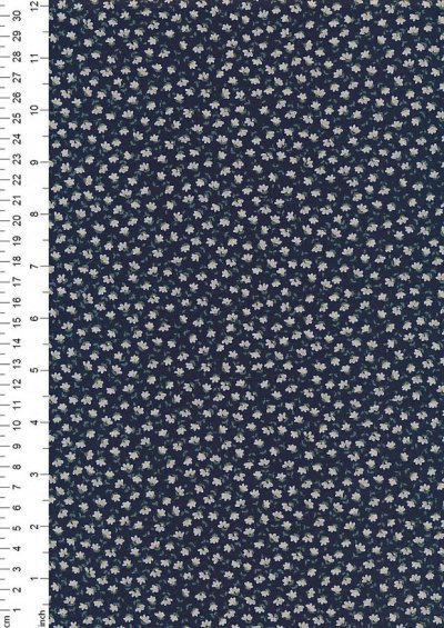 Sevenberry Japanese Ditsy Floral - Lilac Navy